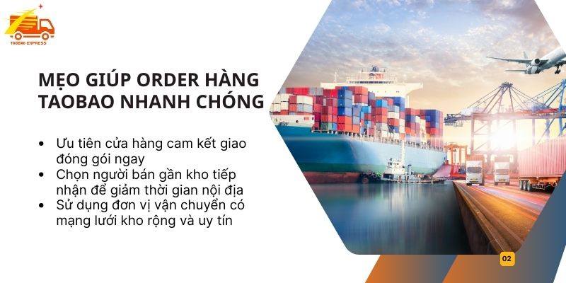 Mẹo giúp người dung order hàng taobao nhanh chóng